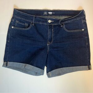 Old Navy Fitted Dark Jean Shorts